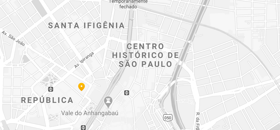 mapa marcando o endereço em Rua Ali perto 25 - São Paulo - SP